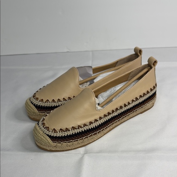 Chico's Tan Espadrille Flats with Jute Sole - Picture 3 of 8